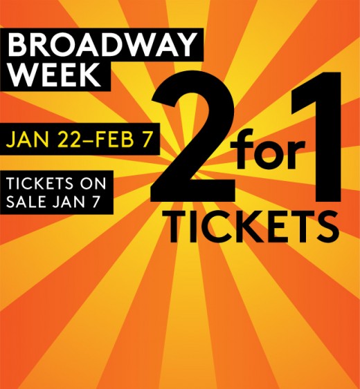 [뉴욕] 1/22-2/7 BROADWAY WEEK