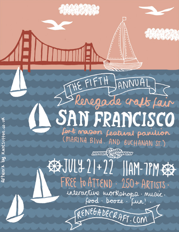 [샌프란시스코] 7/21-22 Renegade Craft Fair (핸드메이드 수공예 작품 전시 & 판매)