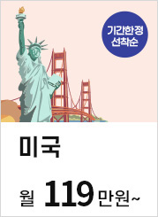 미국 월119만원~