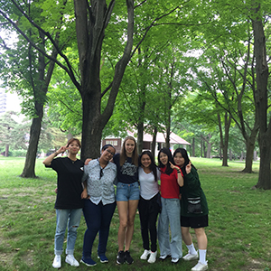 EF 야외수업, 한국음식소개, 트럼펄린