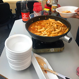 종로유학원 밴쿠버지사 떡볶이 파티 :)